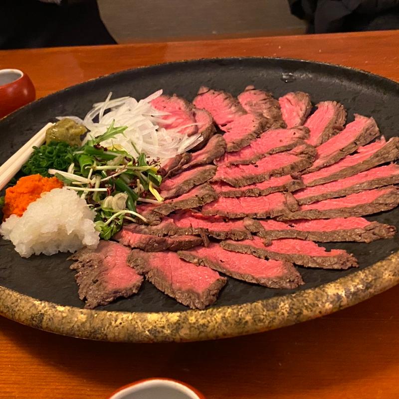 牛肉のたたき(表邸はなれ)