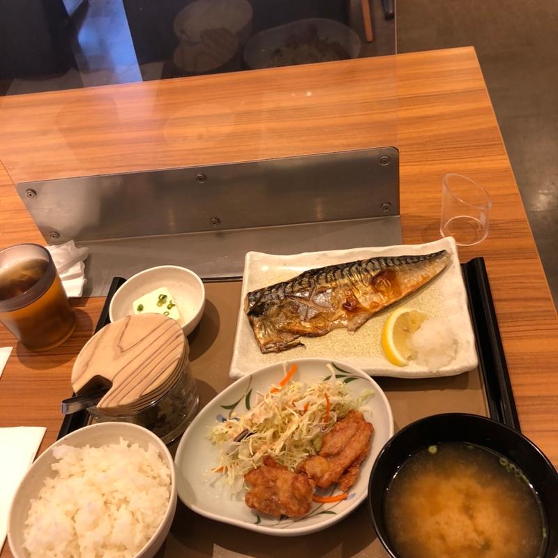 サバの塩焼定食(やよい軒 羊ヶ丘通り店)