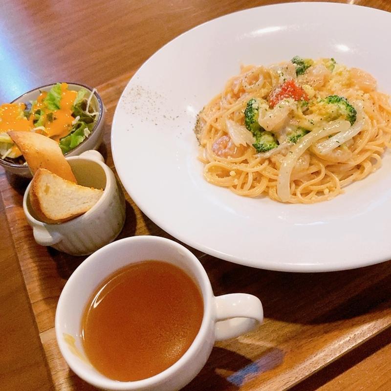 パスタランチセット(L,crew cafe)
