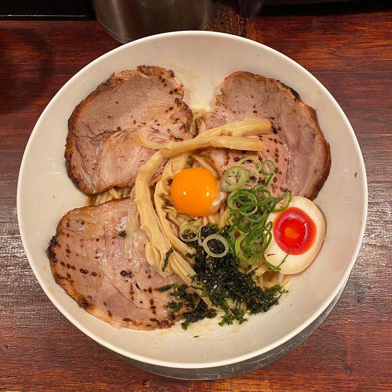 チャーシュー油そば(毘沙門天)