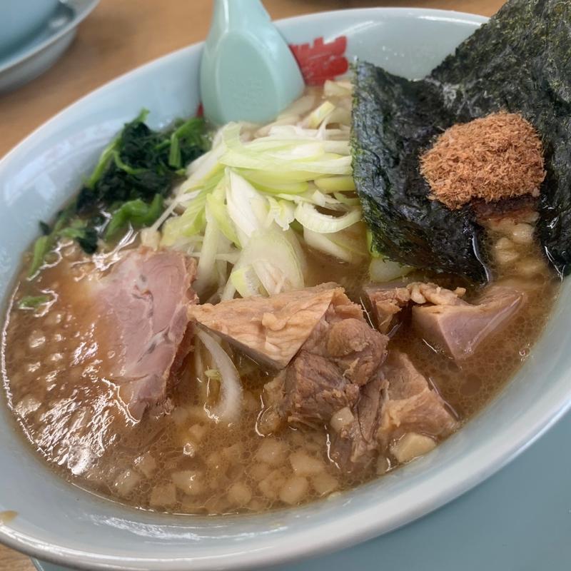 和節とんこつ醤油ラーメン(ラーメン山岡家 北広島店)