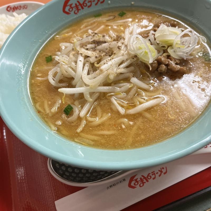 味噌納豆ラーメン(くるまやラーメン 上越木田店 )