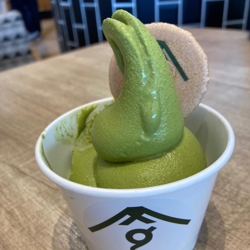 ソフトクリーム 抹茶(サングラムグリーンティー)
