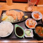 とんかつ定食(串揚げ NANAYA銀座)
