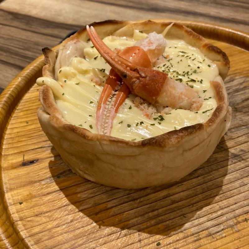 紅ずわいがにシカゴピザリゾット(CRAFT CHEESE MARKET 渋谷駅前店)