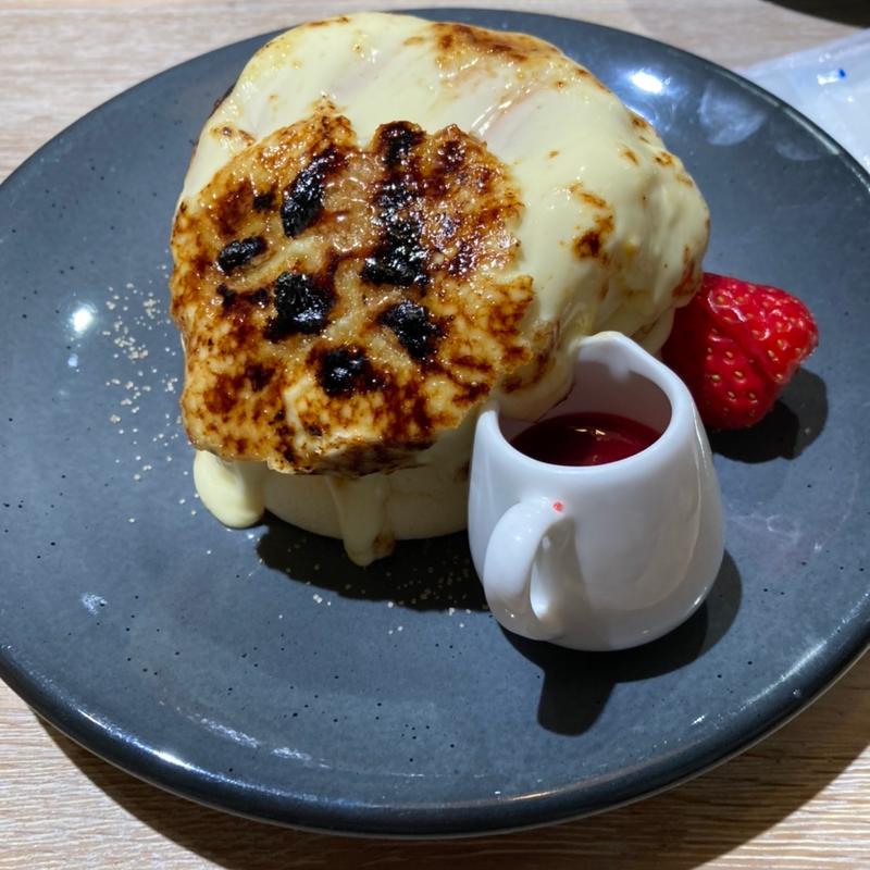 苺のブリュレパンケーキ(ESPRESSO D WORKS 渋谷)