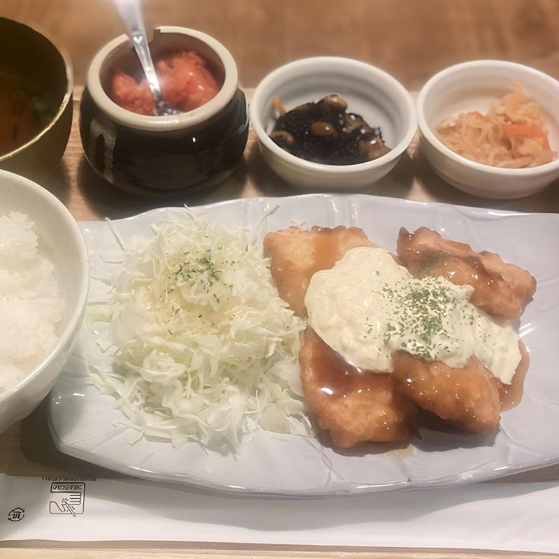 自家製タルタルと黒酢のチキン南蛮(やきとり屋すみれ  高槻店)