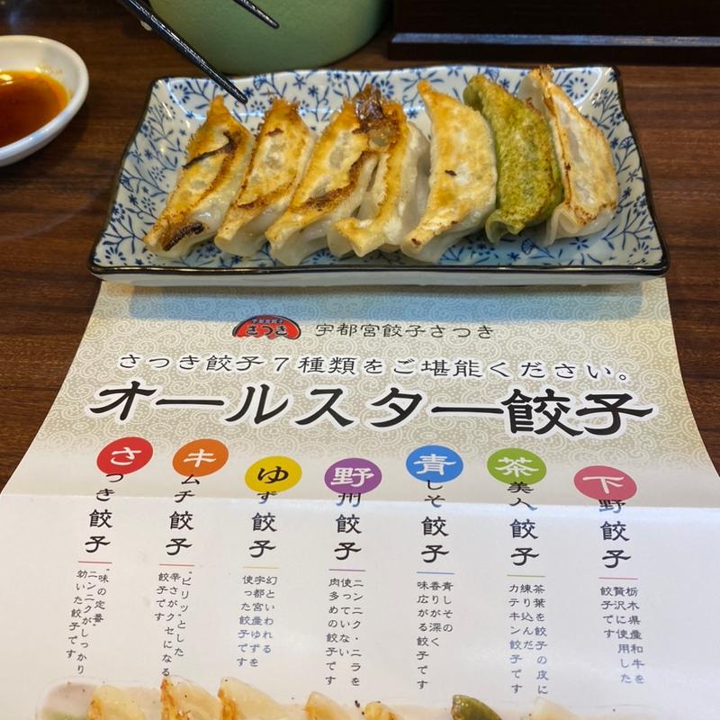 オールスター餃子(宇都宮餃子さつき 来らっせ店 )