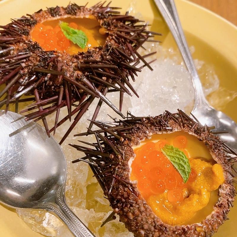 ウニの濃厚プリン(Tapas Kitchen by Massa)