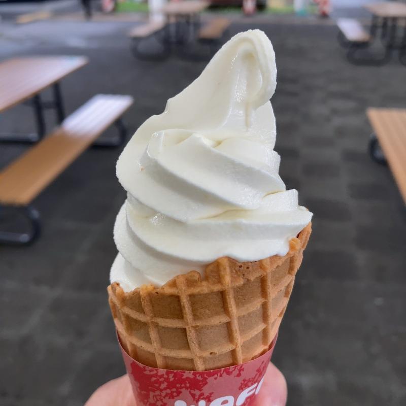 ゆずソフトクリーム(友部サービスエリア)