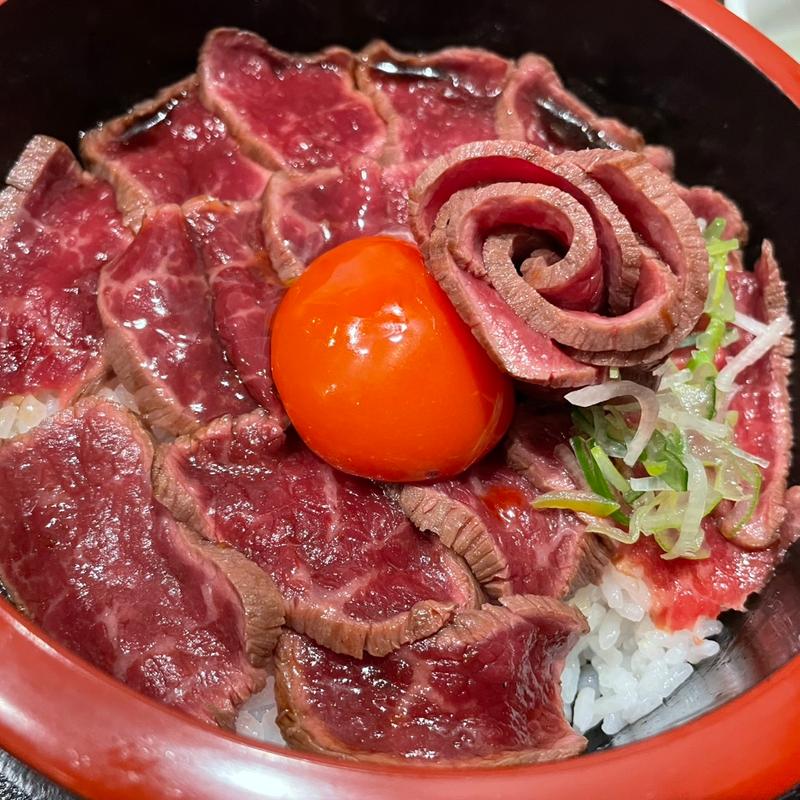 和牛レアステーキ御膳(焼肉食道しんしん 久御山本店)