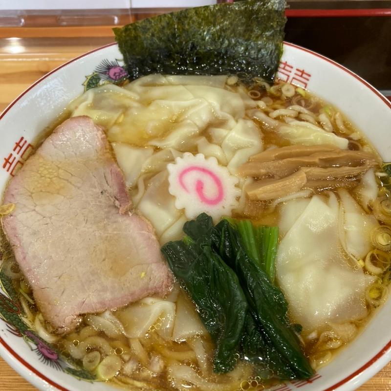 ワンタン麺(手打中華 昭和軒)