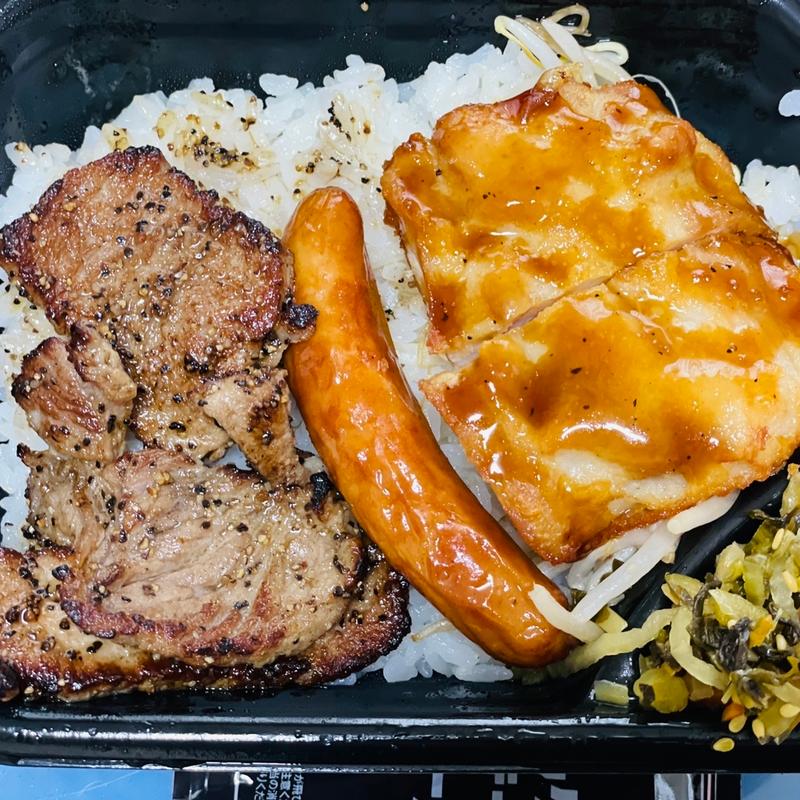 ステーキミックス弁当(ほっともっと 羽生東店)