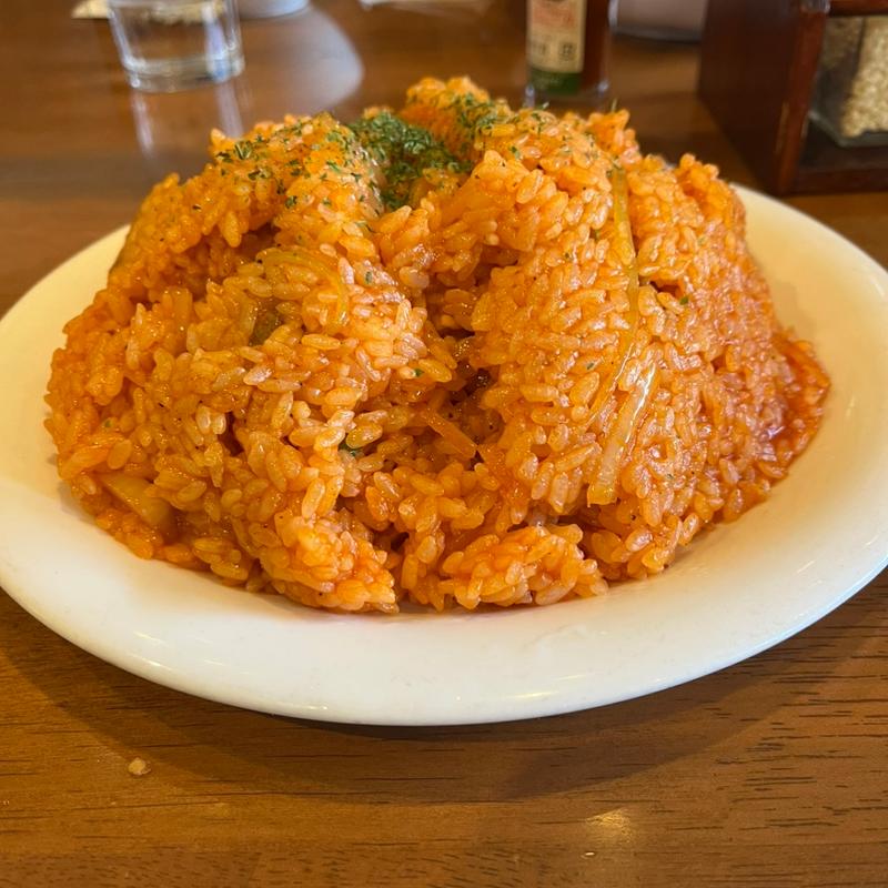 チキンピラフ大盛り(喫茶ぽーち)