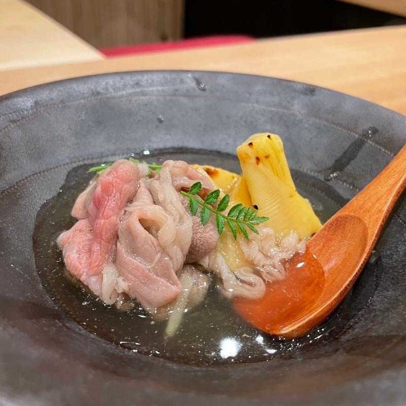 和牛と筍(やたい家 )