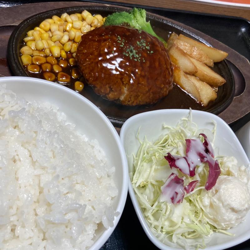 ビーフハンバーグランチ(だん家 多摩センター店)