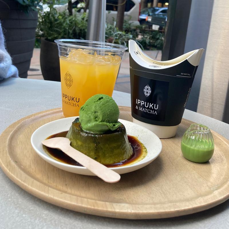抹茶抹茶抹茶抹茶プリン(ippuku&matcha)