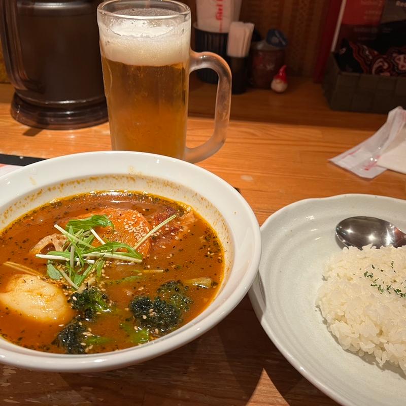 骨チキチキンカリー(スープカリー ヒリヒリオオドオリ)
