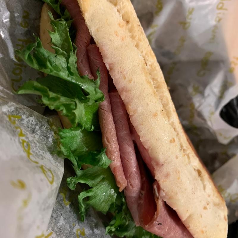 ローストビーフ　バルサミコ&ハニーマスタード(ベックスコーヒーショップ 上野中央口店)