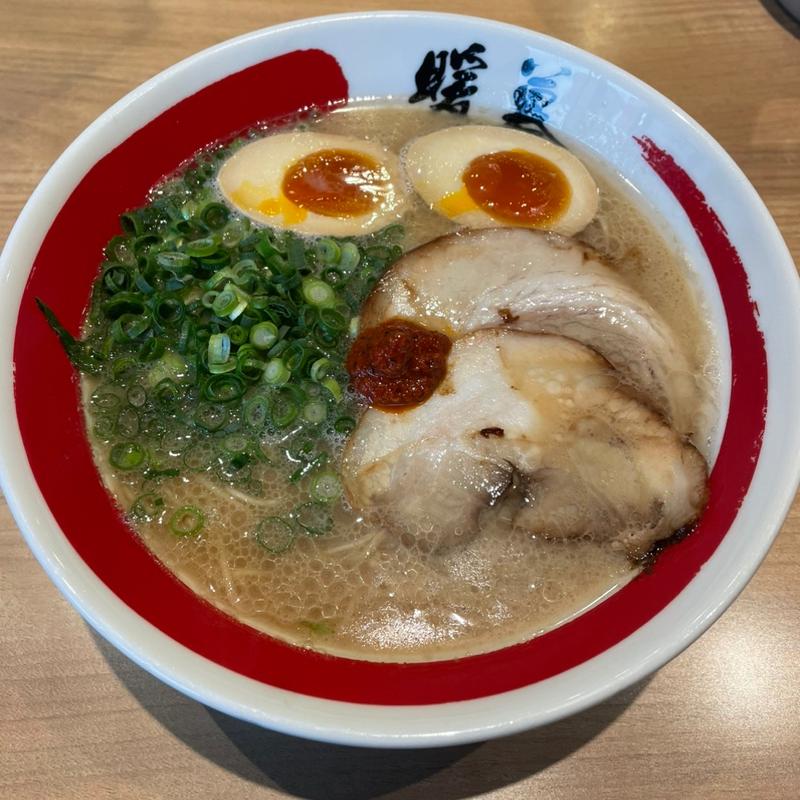 半熟煮卵ラーメン(ラーメン 暖暮 二日市本店)