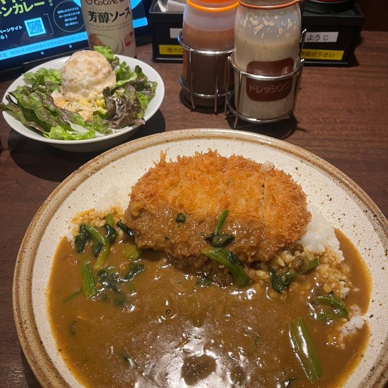 手仕込みキャベツメンチカツカレー(CoCo壱番屋 広島大前店 （ココイチバンヤ）)