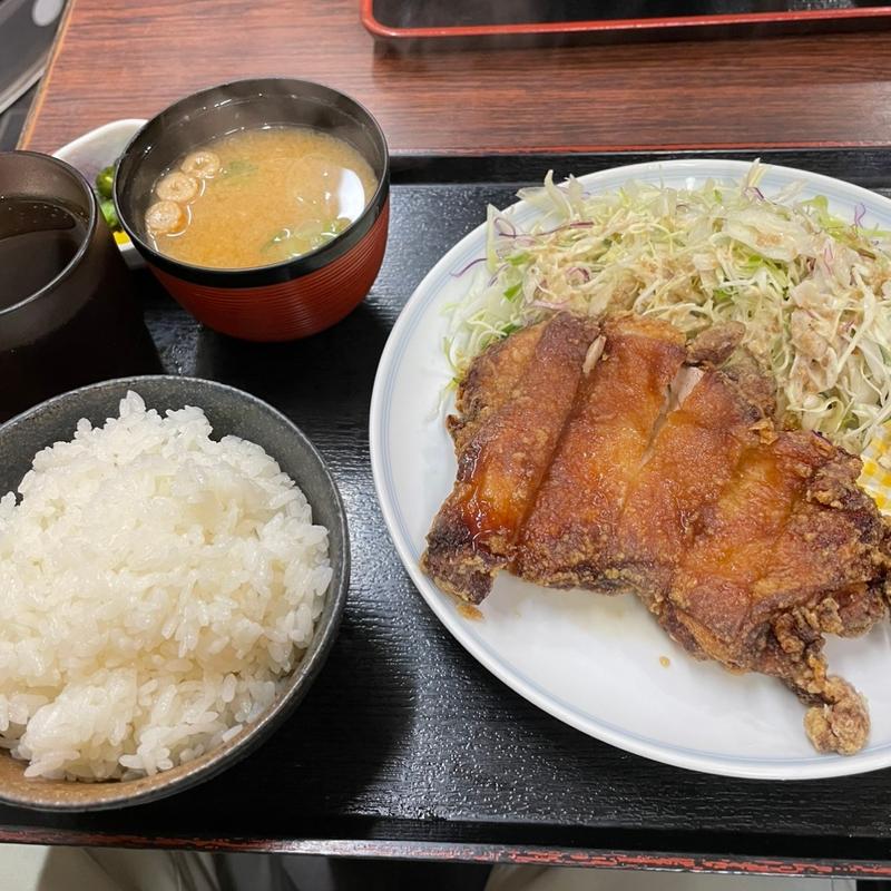 鷄サッパリ揚げ定食(寺子屋 （そうざい　うどん　丼物　寺子屋）)