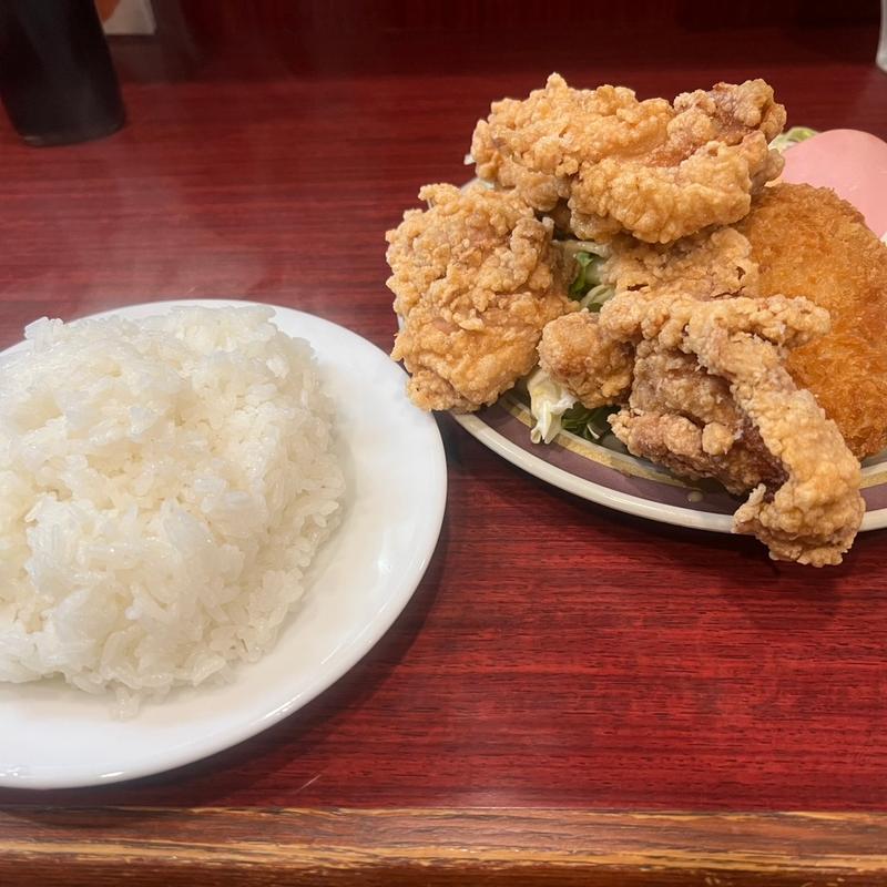 日替わり（唐揚げ&コロッケ）(炉端レストラン ボア)