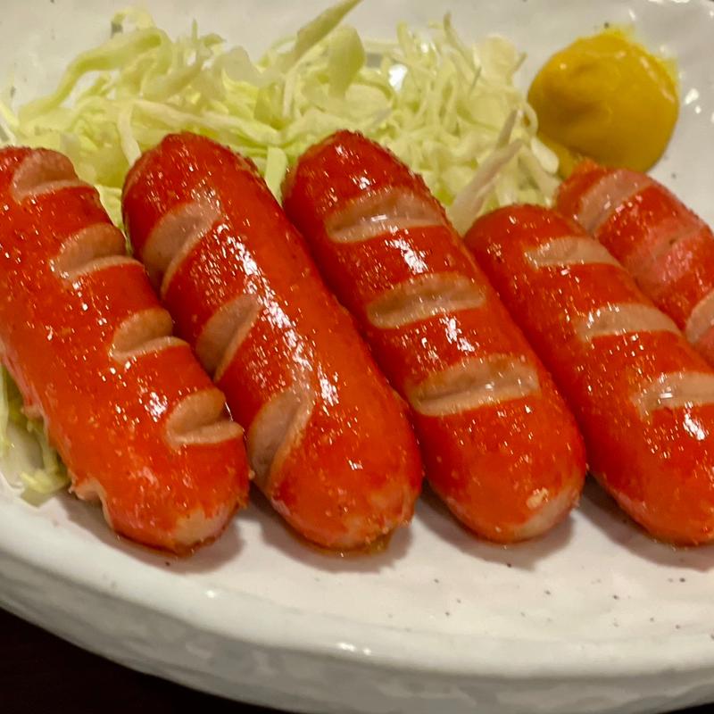 懐かしの赤ウインナー(世界の山ちゃん上野アメ横店)