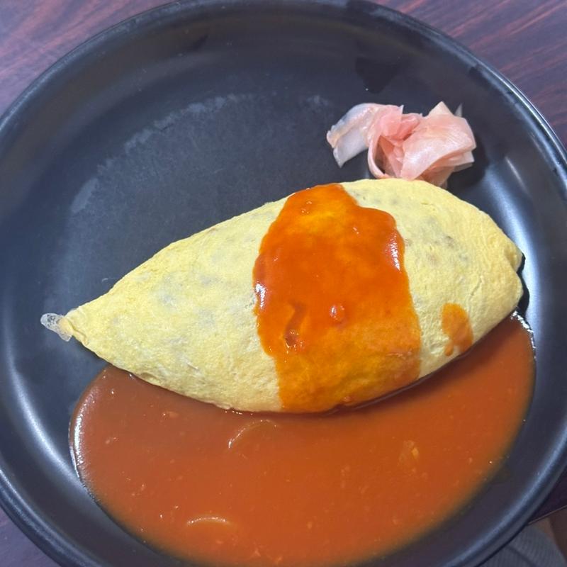ビーフオムライス(北極星 心斎橋本店)