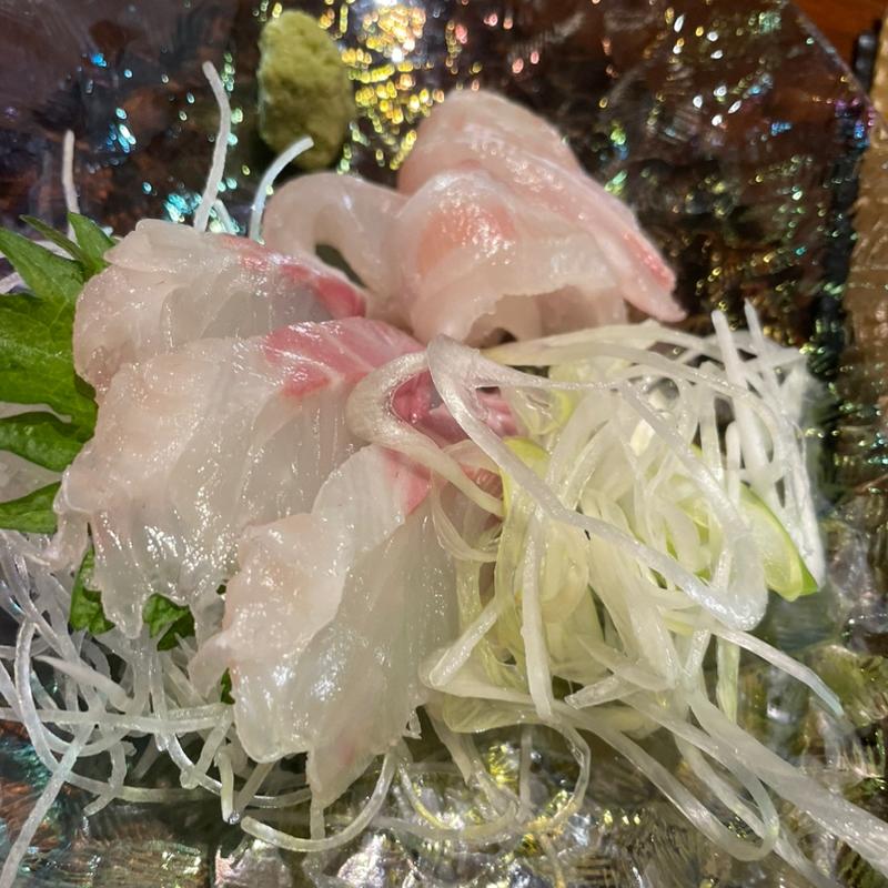 真鯛刺し(しゃぶしゃぶ はやし)