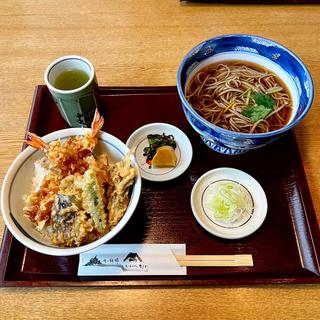 お好み天丼セット(蕎麦の蔵　志ほ川 )