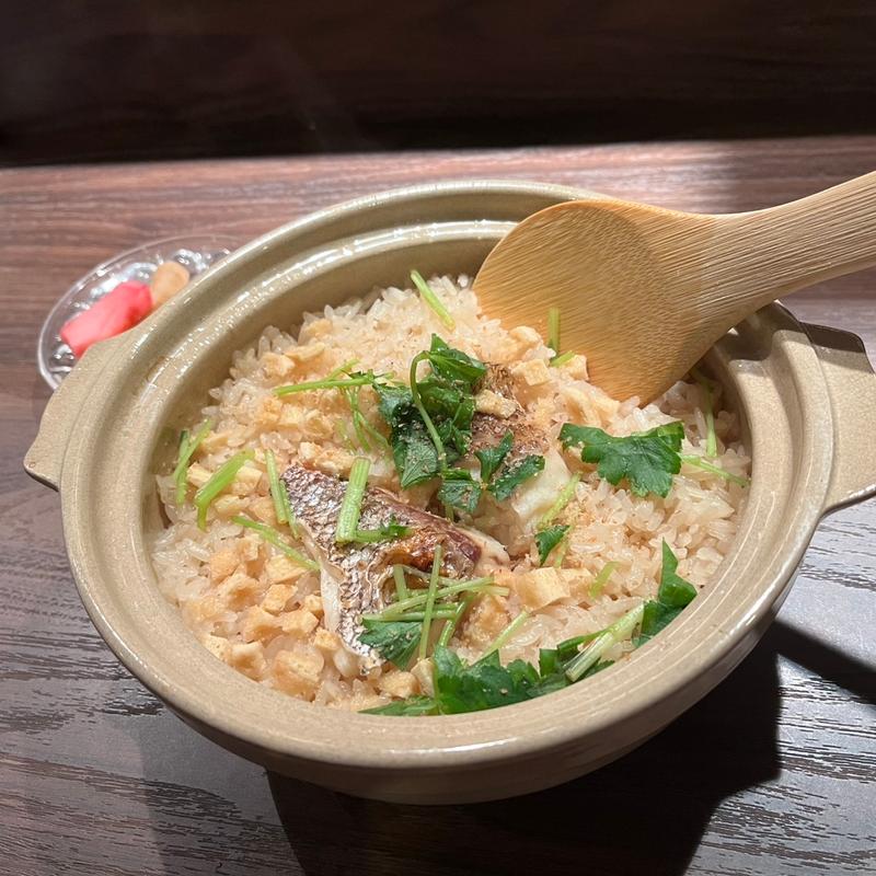 鯛めし(天びん棒)