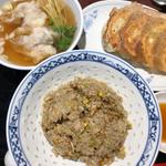 三品セット(餃子工房 葉牡丹)