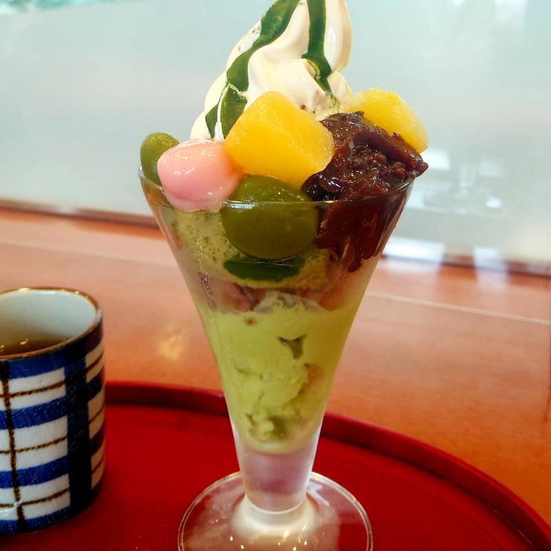 抹茶パフェ(茶亭SUMI)