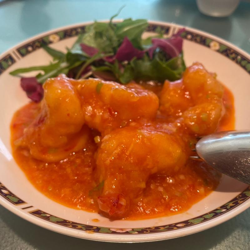 大海老のチリソース煮(札幌プリンスホテル)