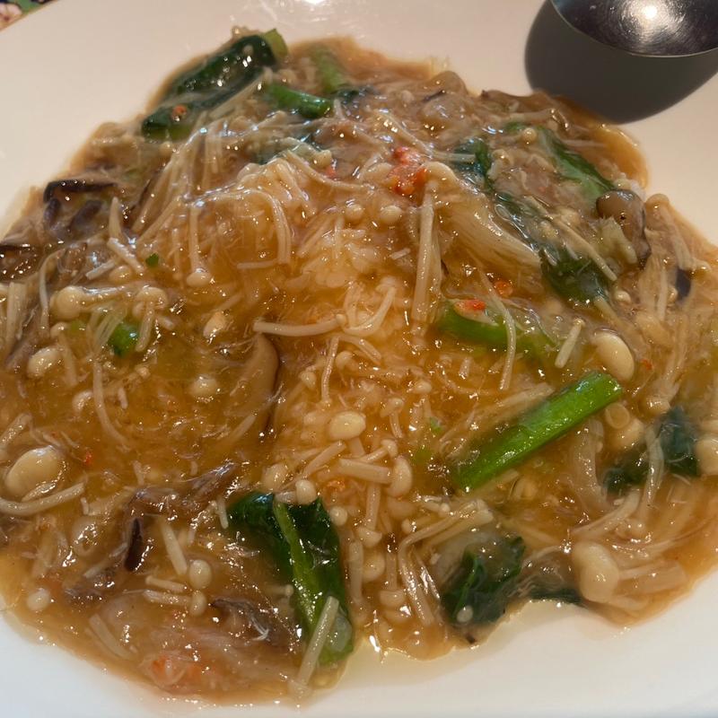 フカヒレと蟹のあんかけご飯(札幌プリンスホテル)