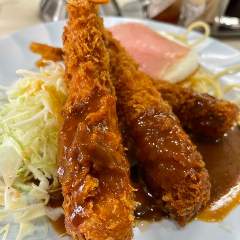 エビフライ(洋食の店 クロンボ)