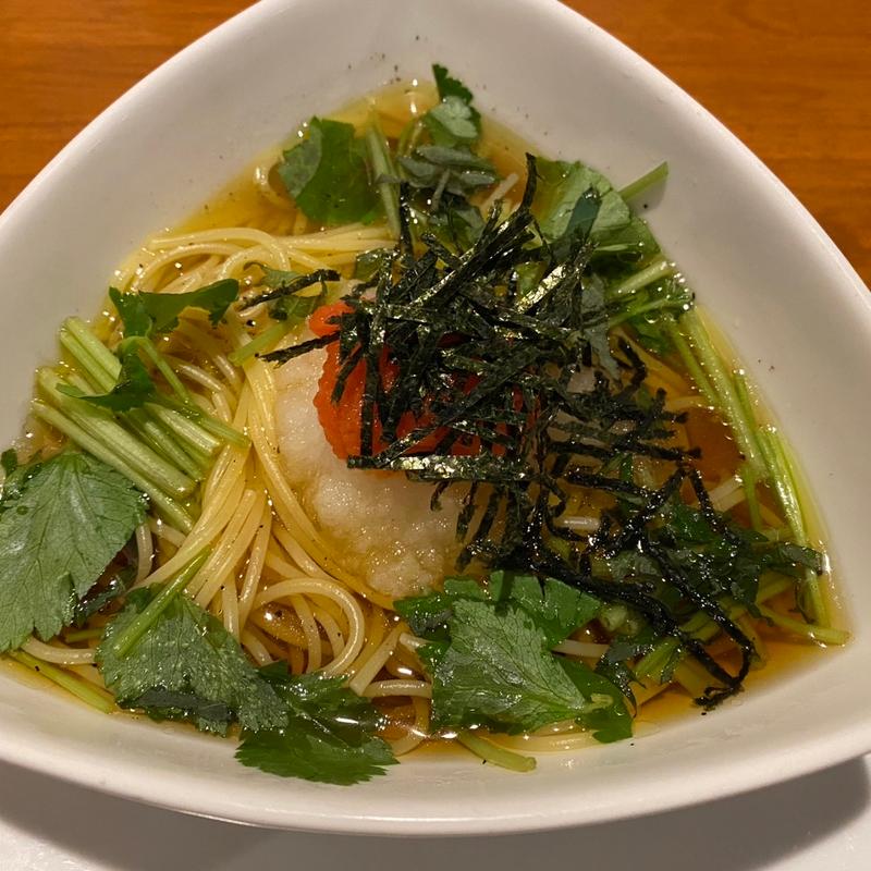 明太子おろしスパゲッティ(いつもの場所 )