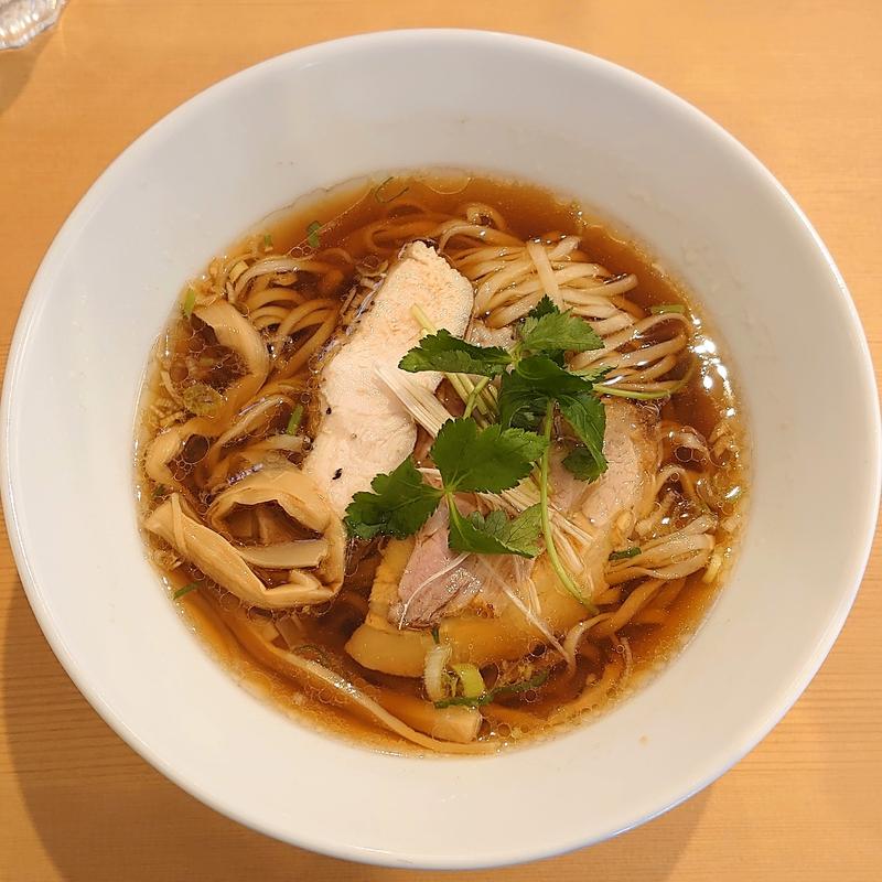 味玉生姜醤油(平打麺)(麺や 一峯)