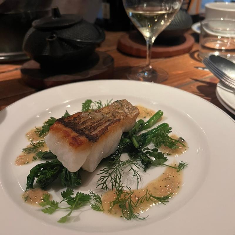 ヒゲダラのポワレ(キュイジーヌ エ ヴァン アルル)