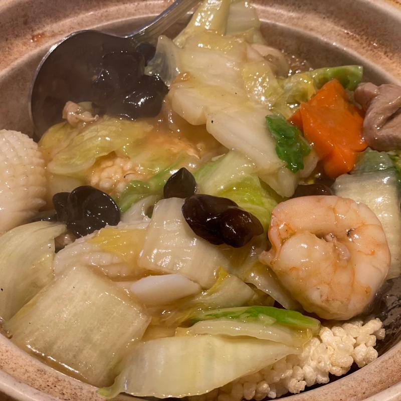 五目入りおこげ(上海小籠包専門店 鵬天閣 新館)