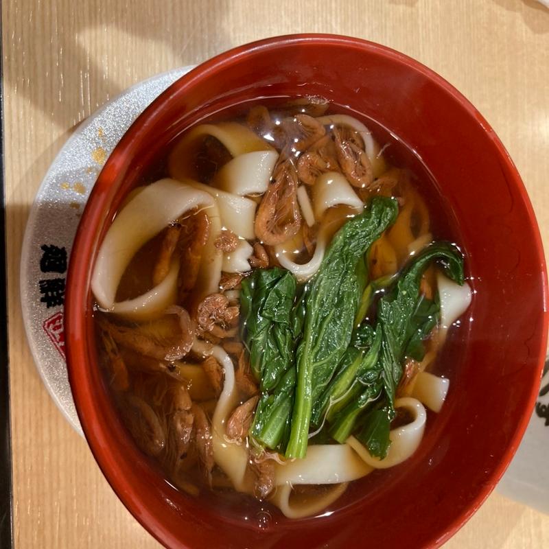 桜エビのきしめん(魚魚丸 緑区鹿山店)