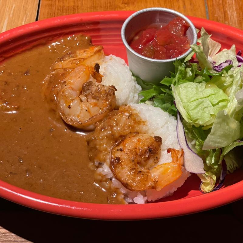 グリルドシュリンプカレー(コナズ珈琲神奈川綾瀬)