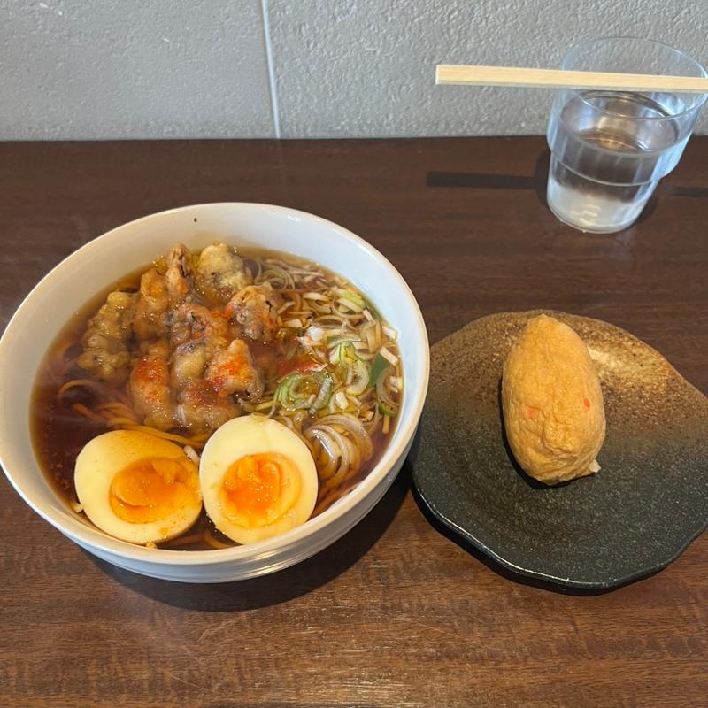 ゲソ天そば(そば滝)