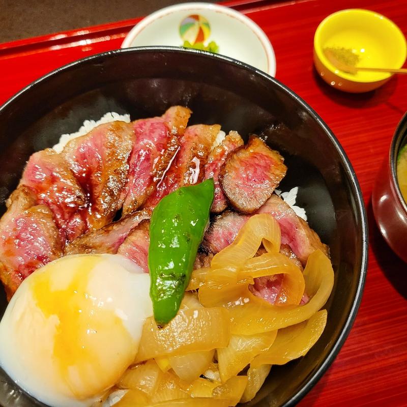 名物ステーキ丼(人形町今半 横浜高島屋店)