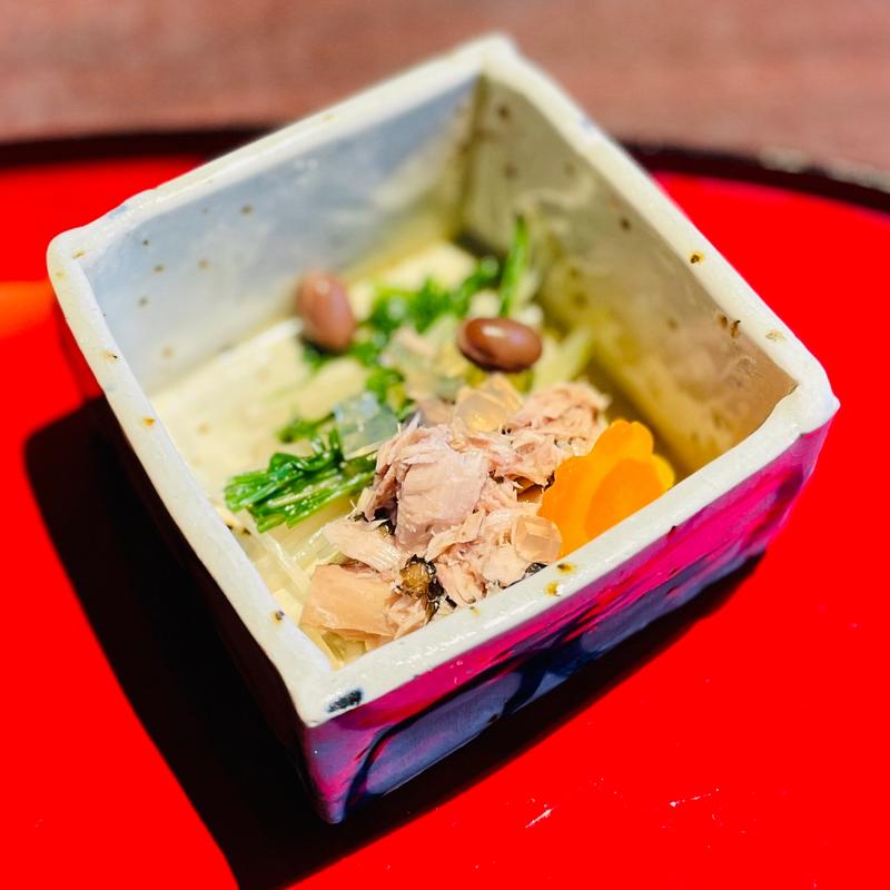 生節磯香和え(鳥羽国際ホテル潮路亭 白石 )