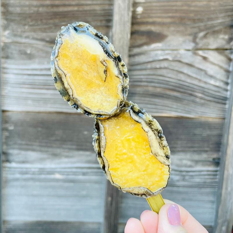 あわび串　バター醤油(ゑびや商店 あわび串屋台)