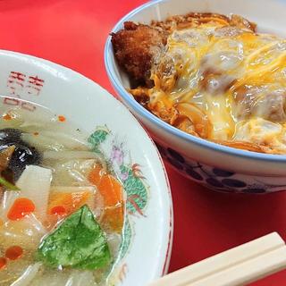 カツ丼 野菜スープ(みやぎ)