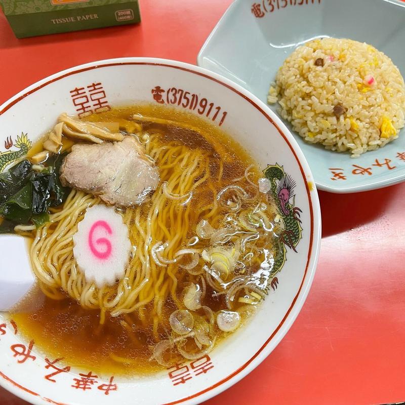ラーメン 半チャーハン(みやぎ)