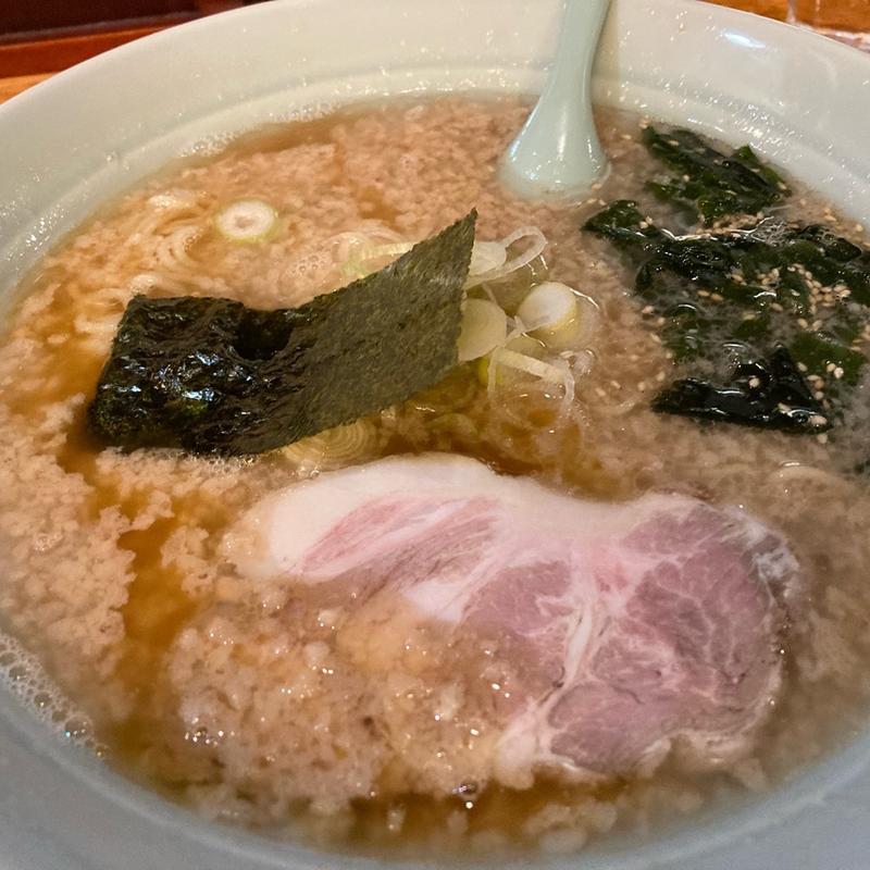 とんこつ醤油らぁめん(ラーメン屋 だいぜん 西那須野 深夜)